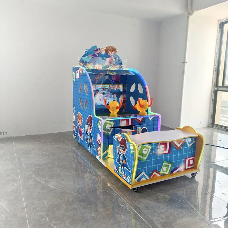 Interactive Water Shooting Machine Amusement Game for Player Kids Water Shooter Coin Operated Video Game