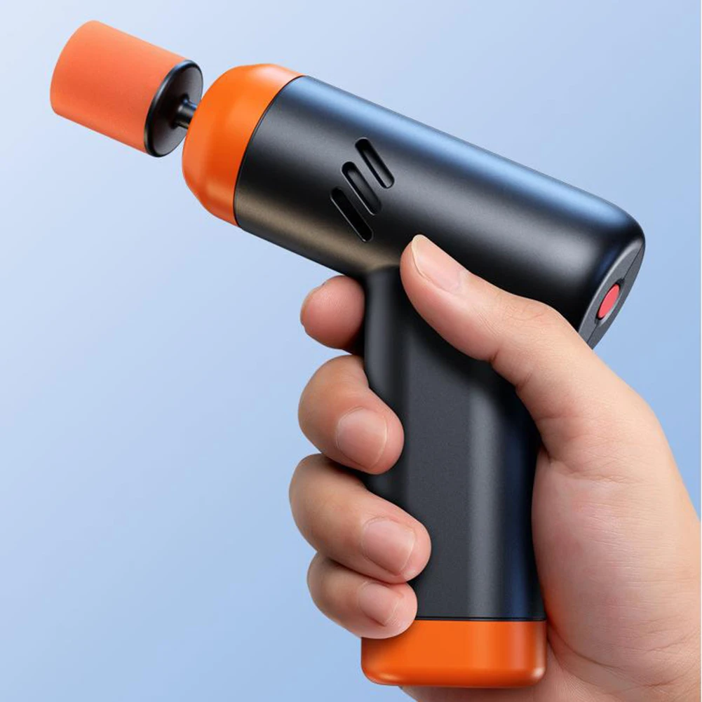 12V 2-5A Car Cordless Electric Polisher Handheld Polishing Machine With Sponge Head Wax Tool For Car Body Cleanig Waxing Repair