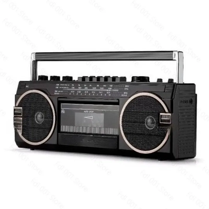 New two-channel stereo tape machine, cassette machine, tape recorder, tape recorder, Bluetooth card, retro and nostalgic.