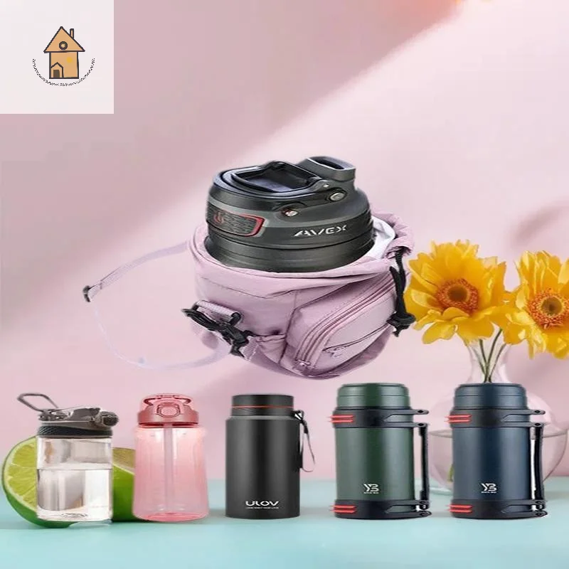 

Water Bottle Holder With Strap, Insulation Water Bottle Carrier Bag Water Bottle Sling Bag