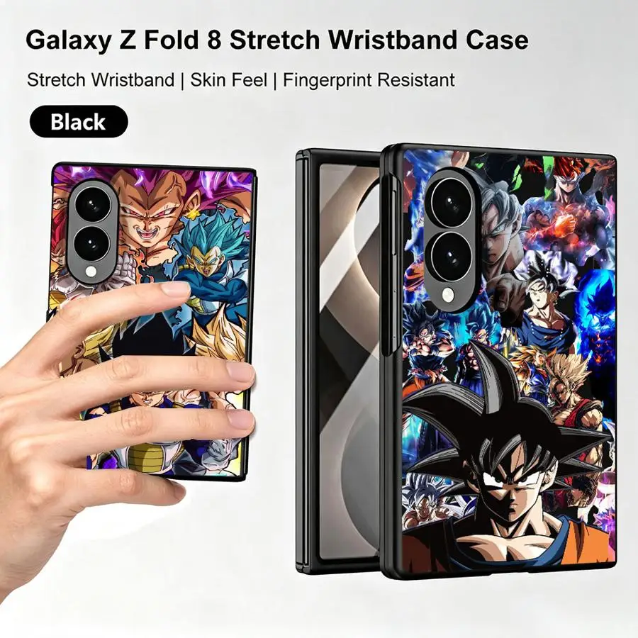 Case for Samsung Galaxy Z Fold8 Wide ZFold8 Z Fold 8 ZFold Wide Luxury Phone Cover Anime D-Dragon B-Balls