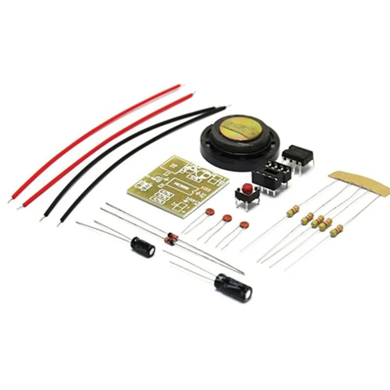FOR DIY Parts NE555 Ding Dong Doorbell Kit NE555 Doorbell Kit, Digital Doorbell Making Kit