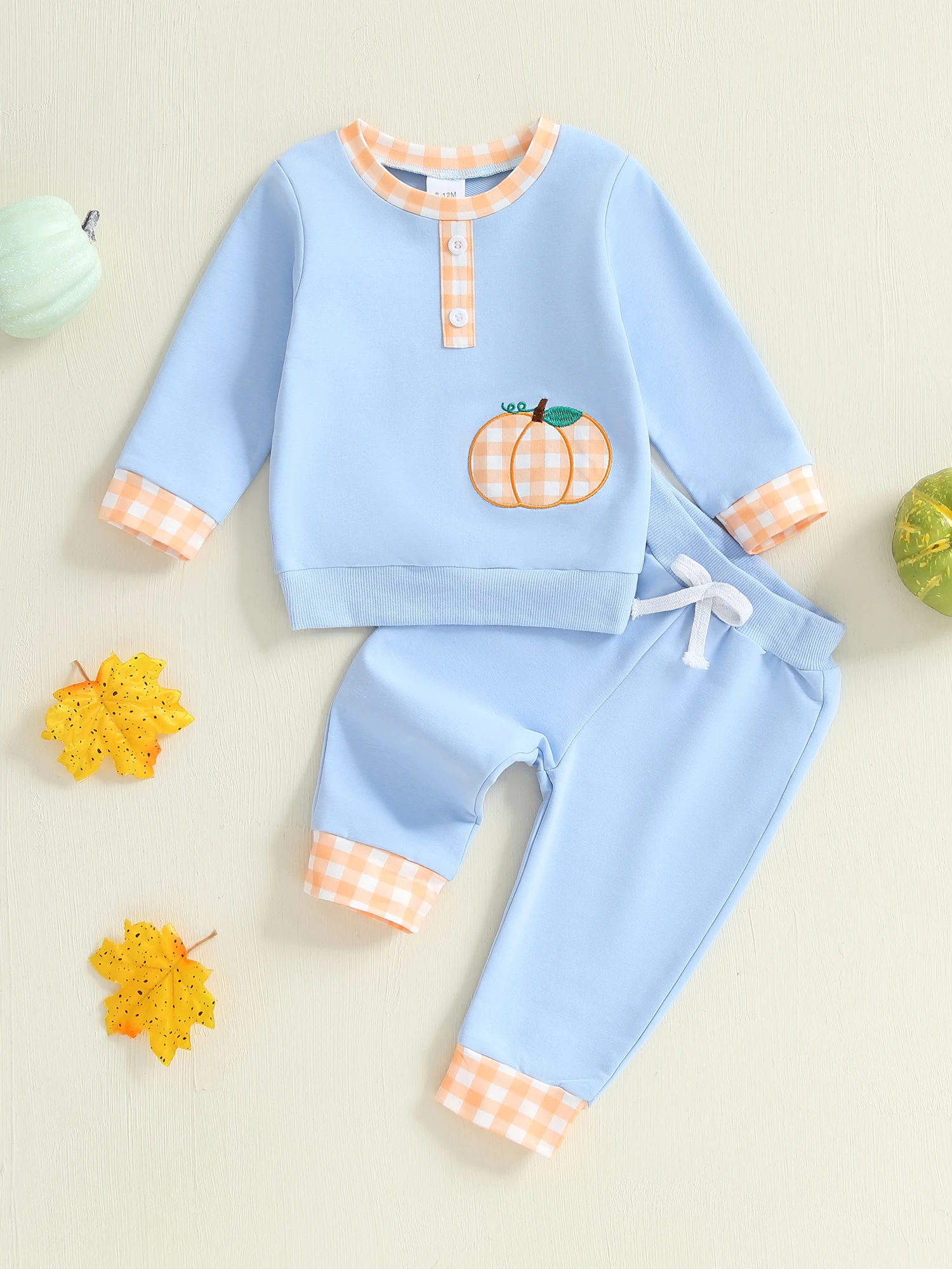 

Baby Boys Halloween Costumes Ghost Print Hoodie and Pants 2 Piece Outfit Set for Toddler Kids Fall Clothes