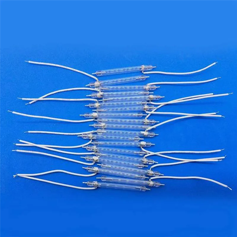 10 قطعة ل Godox TT350 فلاش أنبوب مصباح زينون Flashtube إصلاح جزء فلاش أنبوب الزجاج كما هو موضح