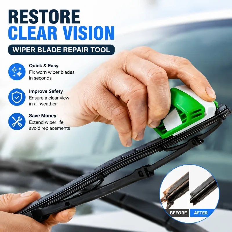 Car Wiper Rubber Strip Cutter Repair Tool Universal Frameless Wiper Trimming Device Auto Windshield Blade Restoring Gadget