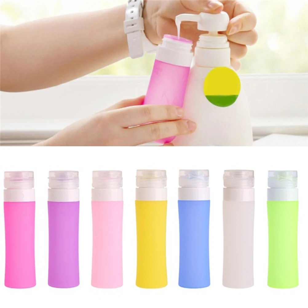 

38ml Eco-Friendly Silicone Travel Bottles Refillable Toiletries Liquid Dispensers Portable Travel Containers