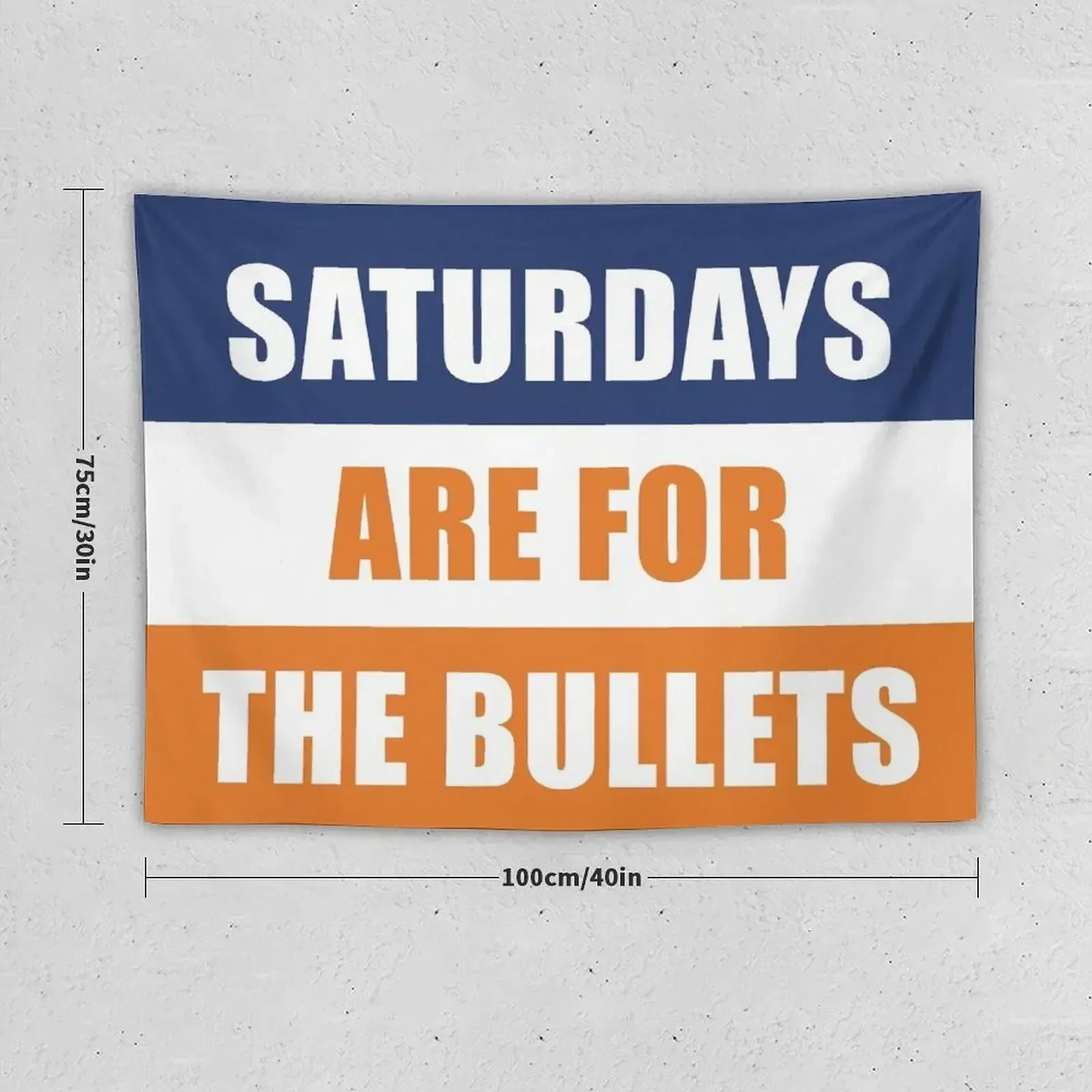 Saturdays are for the bullets- Gettysburg College Tapestry Home Decoration Bedroom Decoration Wall Hanging Wall Tapestry