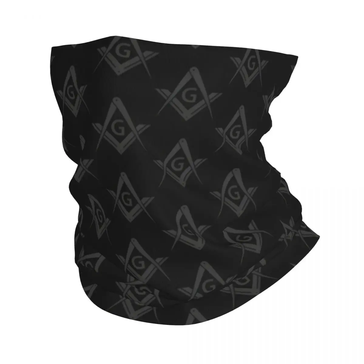 Freemason Pattern Stealth Square & Compass Masonic Bandana Neck Cover Wrap Scarf Balaclava Cycling Unisex Adult Breathable