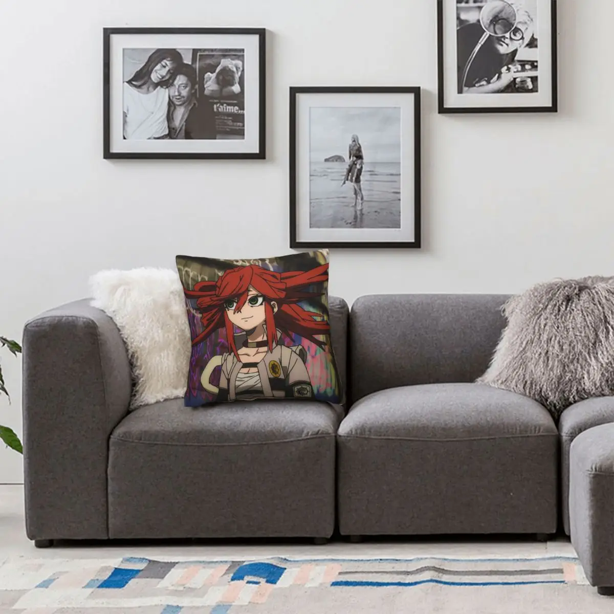 Gachiakuta Anime Rudo Stuff Zanka Riyo Enjin Square Pillowcase Pillow Cover Cushion Decor Comfort Throw Pillow for Home Bedroom