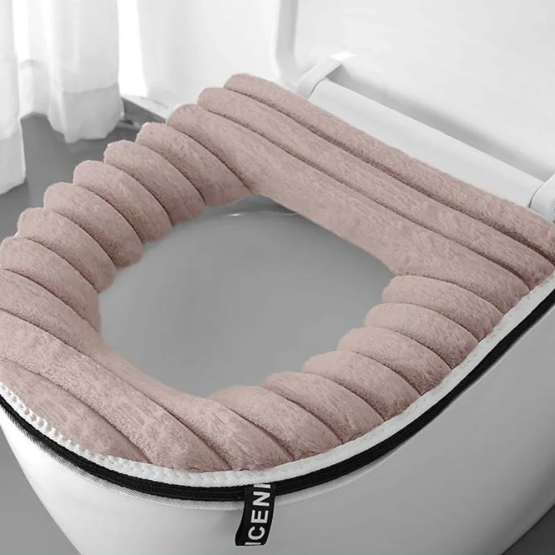 Winter Thick Toilet Seat Cover Universal коврик для туалета Household Reusable Antibacterial Portable Bathroom Closestool Pads