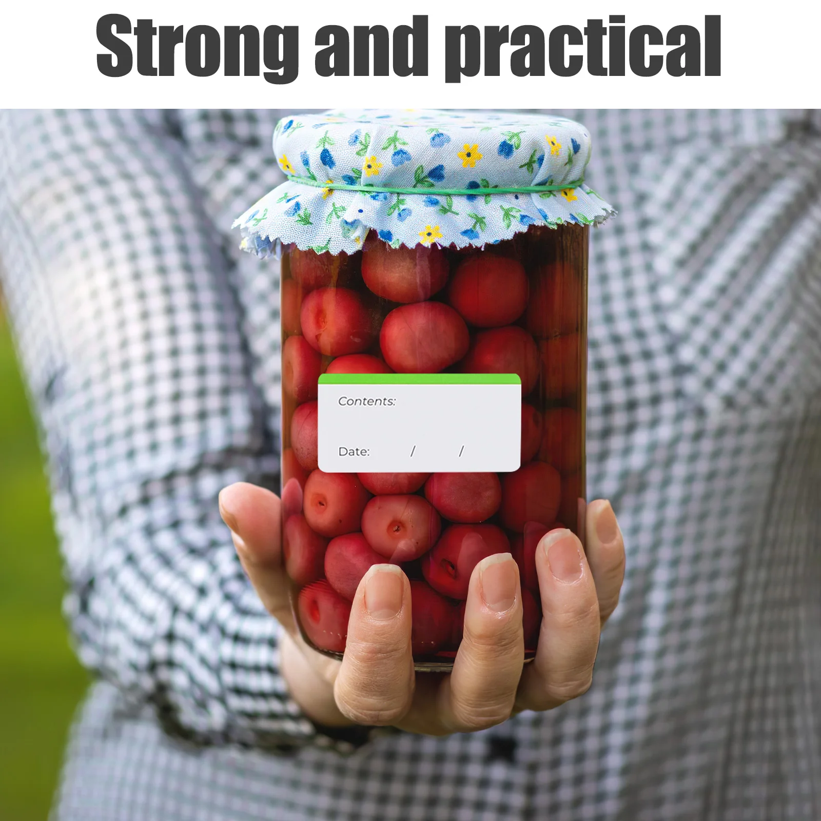 

100 Sheets Date Label Sticker Canning Labels Food for Containers Buffet Freezer Storage Stickers Synthetic Paper Cold