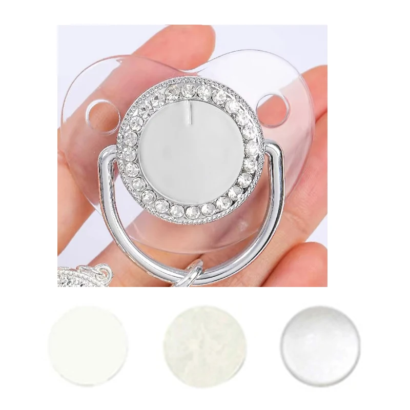 

Имя инициала, детская соска, персонализированная пустая пустышка, чехол, прозрачные блестящие стразы, силиконовый прорезыватель для соски