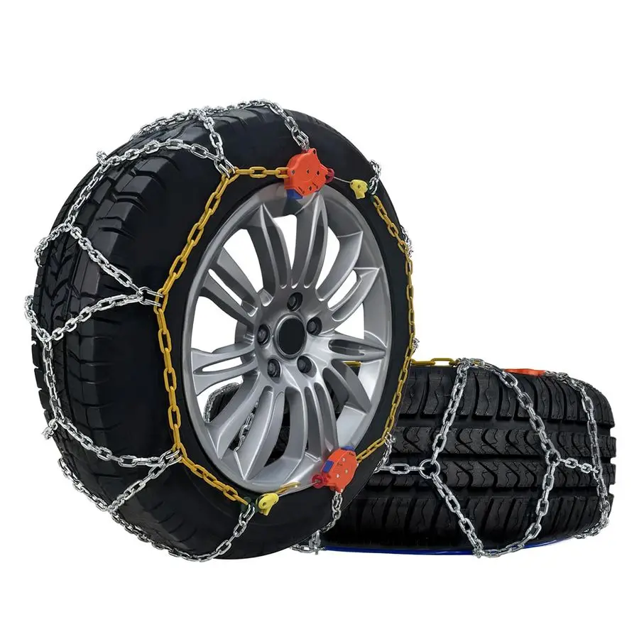 

Snow Tire Chains, 2Pack Adjustable AntiSlip Chains for Cars, SUVs, Pickup Trucks, Compatible with Tire Sizes 245 70R19.5, 255 70