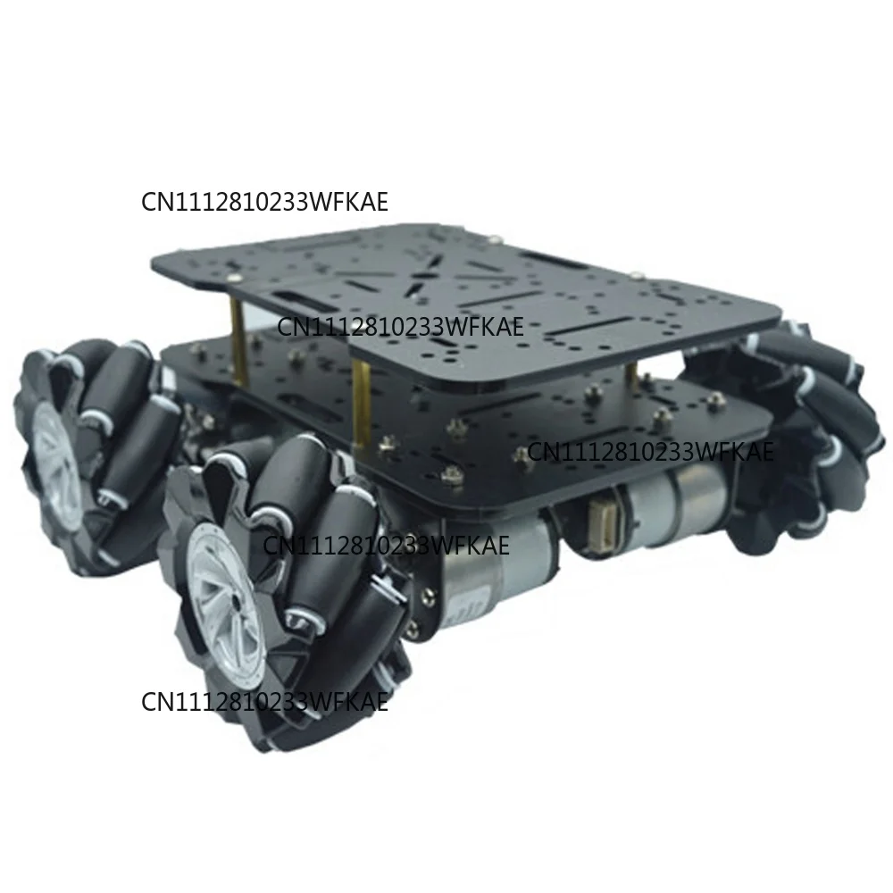 25GA 370 JGB37 520 Encoder Gear Motor DC 6V 12V 4WD Smart Car Chassis Obstacle Avoidance Motor Chassis Kit with McNum Wheel