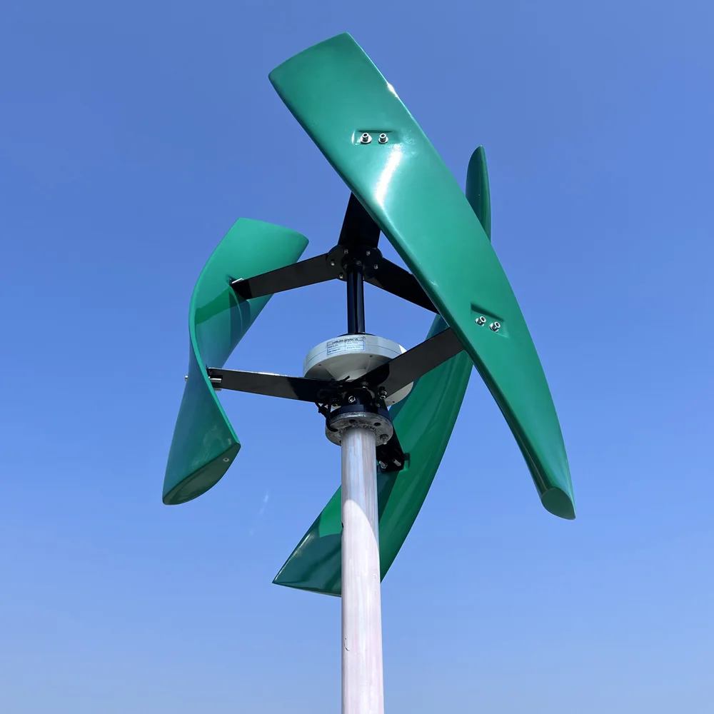 Wind Turbine 30000W Electric Power Generator 30kw 48V 96V 220V Free Energy With MPPT Hybrid Charger Controller On Grid Inverter