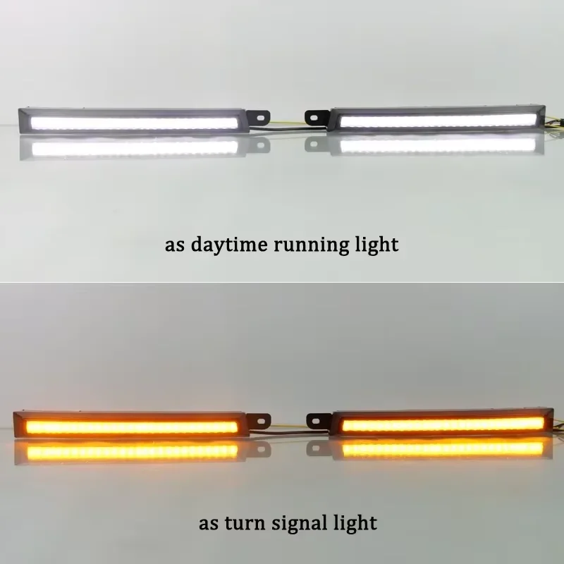 For Toyota Tacoma 1998 1999 2000 Car LED Daytime Running Light Headlight DRL Front Fog Lamp 12V Waterproof ABS Car DRL