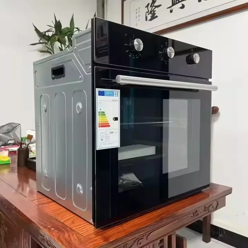 Airo 63L Electric Built-in 4 Functions Double with Ovens Kitchen Appliances Pizza Microwave Stoves for Baking Cooker Gas