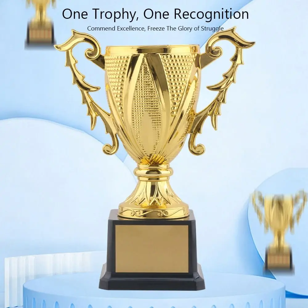 Non-customized Gold Color Metal Trophy Metal Model Customizable Design Champion Trophy Plastic Model Trophy Training Institution