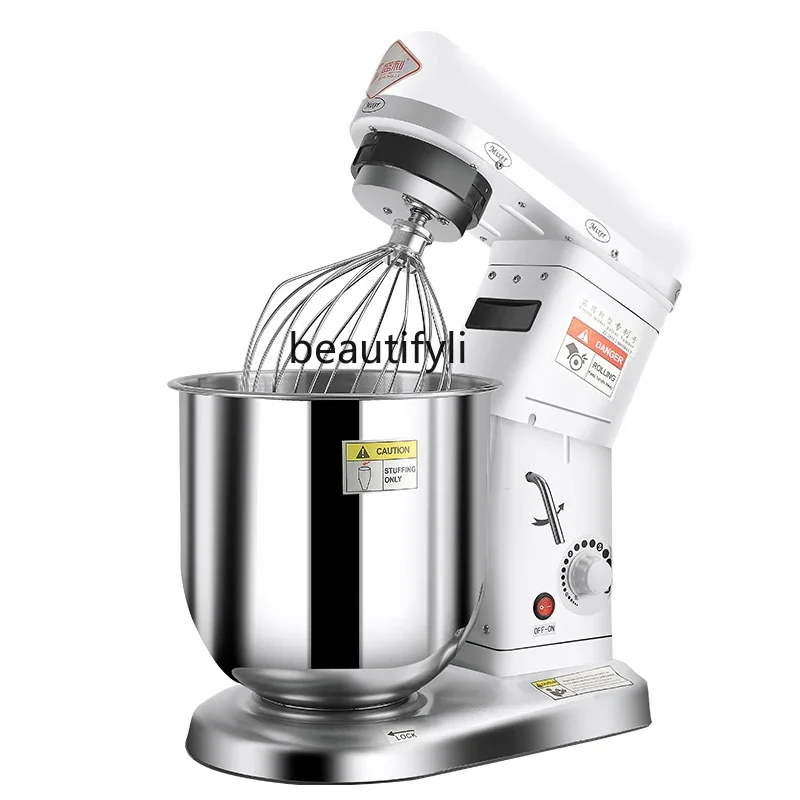 

Desktop electric egg beater cake mixer and dough kneader chef machine commercial whipped cream machine household