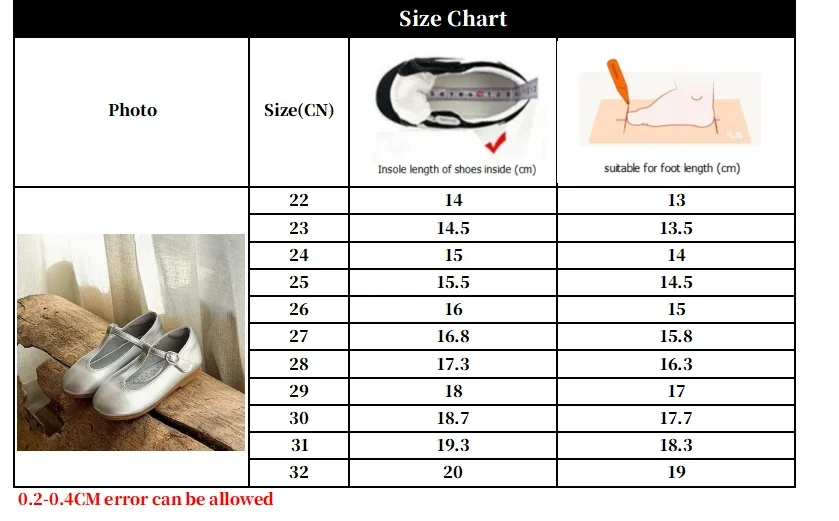Freizeitschuhe für Kinder, PU-Leder, einfarbig, Frühlingsschuhe für Mädchen, rutschfeste Designer-Schuhe mit flachem Boden, silberfarben, schwarz, Größe 22–32 – Detail 1