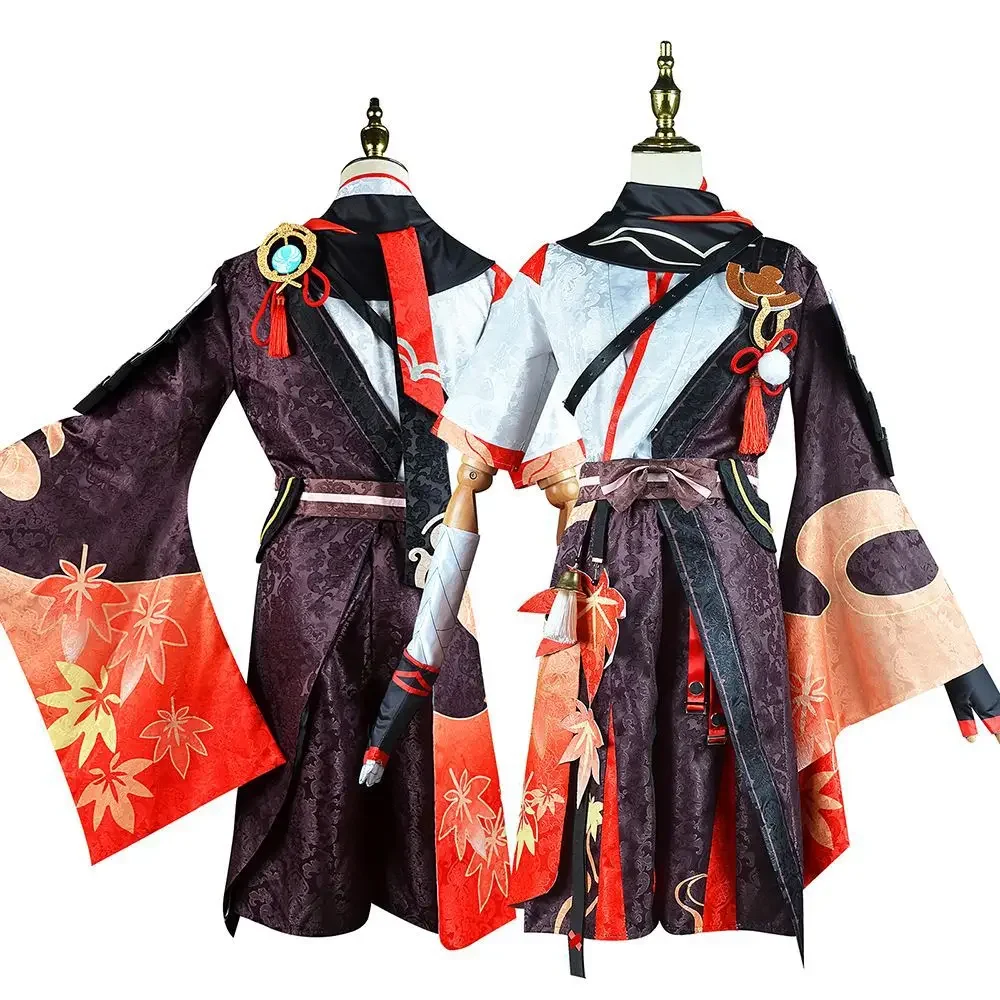 Game Genshin Impact Kaedehara Kazuha Cosplay Costume Halloween Uniform Kazuha Printed Kimono Combat Uniform Christmas Gift view 2