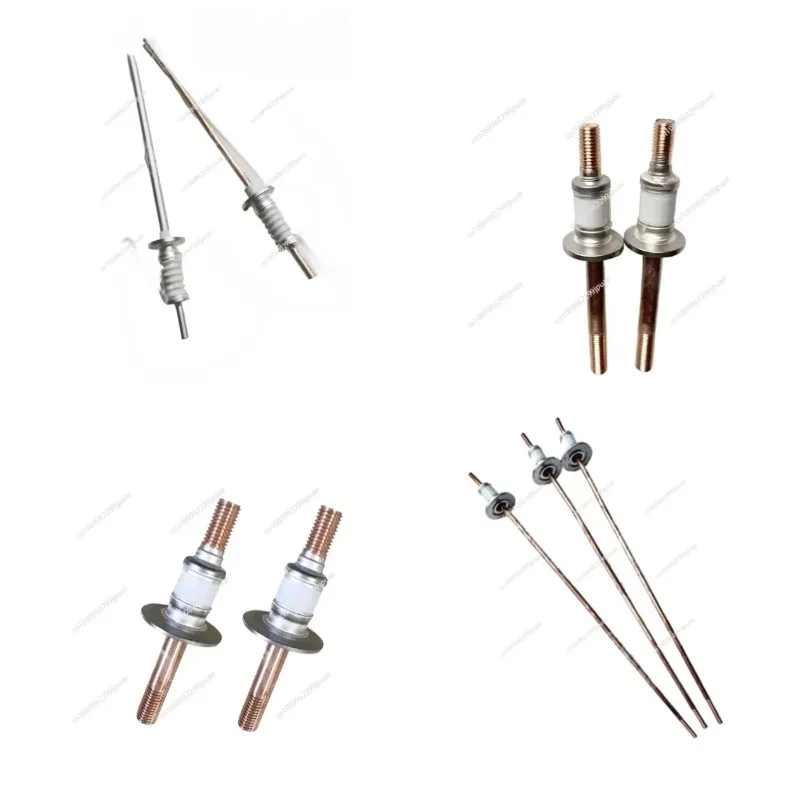 KF16 Ultra-high Vacuum Ceramic Feedthrough High Voltage Insulating Seal Electrode Lead