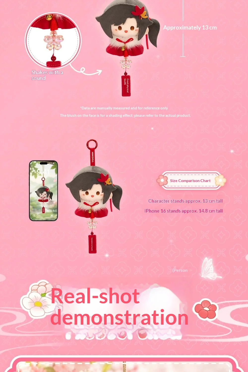 Echte Heaven Official's Blessing TGCF Lucky Fluff Serie Blind Box Mystery Box Schlüsselanhänger Taschenanhänger Ita Bag Weihnachtsgeschenk Spielzeug – Detail 11