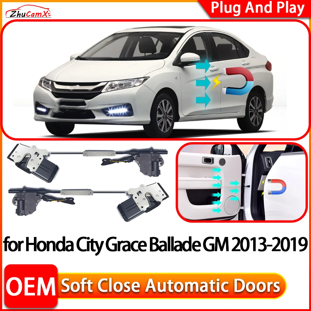 

for Honda City Grace Ballade GM 2013-2019 Automatic Electric Soft Close Door Closer Power Closing Door Comfort Closing System