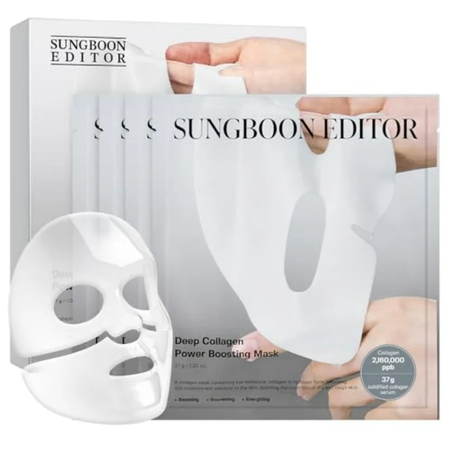 

SUNGBOON EDITOR Overnight Mask Hydrating Mask for Glass Skin, Wrinkle Care, Firming and Pore Refining 2, 160, 000PPB Collagen +