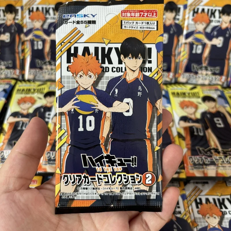 Anime Haikyuu!! Figurka Fiszka Hinata Shoyo Kageyama Tobio Boxuto Kotaro Karty Fotograficzne Tarot Fotokarta Dla fanów Kolekcja Prezent