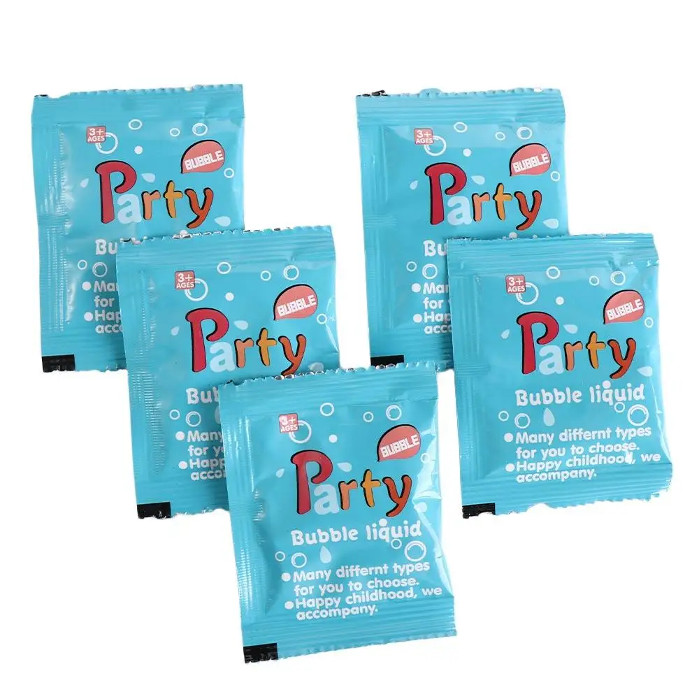 5PCS 10ML Seife Wasser Blase Flüssigkeit Seife Maschine Teile Konzentrat Blase Flüssigkeit Nur Wasser Refill Lösung