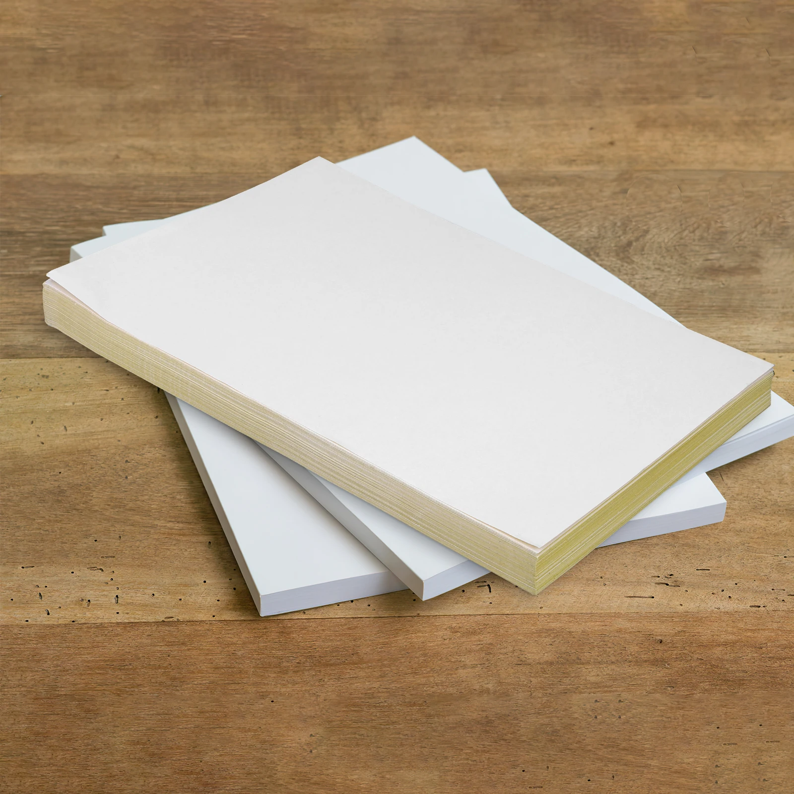 100 Sheets Self-adhesive Labels Paper Printing Compatible Sticker Matte White Matte Sticker Paper Labels