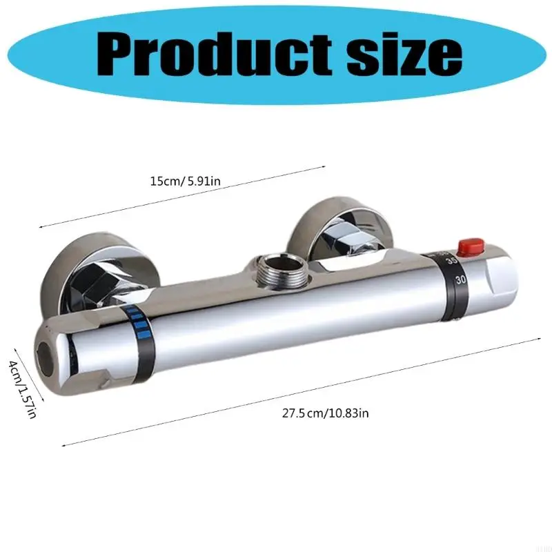 خلاط صنبور دش ثرموستاتي، صمامات التحكم في درجة الحرارة