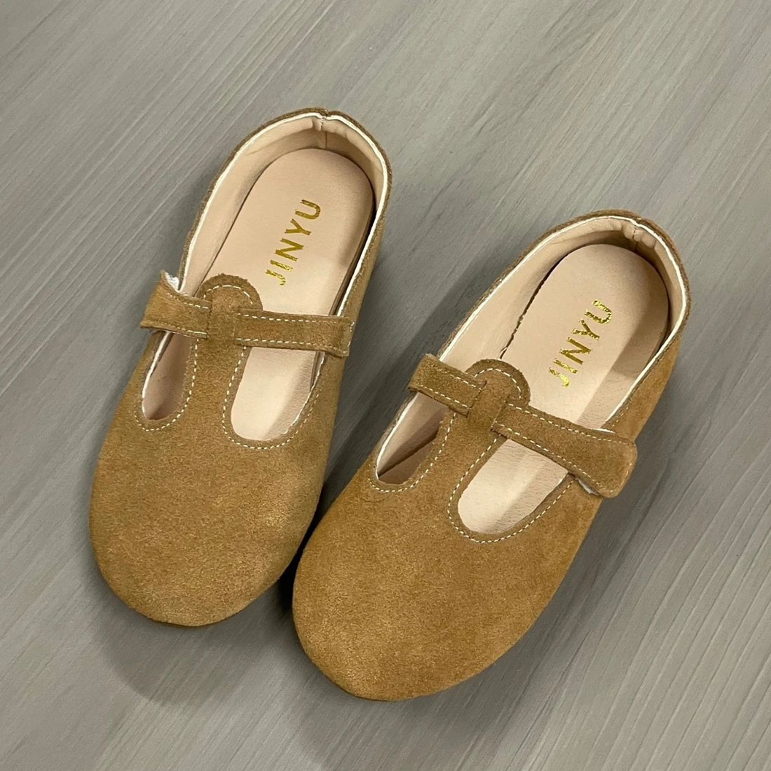 Jinyu New Arrival Simple Princess Shoes Breathable Sandals Summer Real Leather Girl Women's Shoes Fashion Trendy Popularity