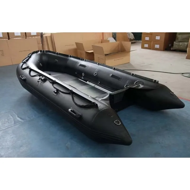 Factory Direct Sales Inflatable Fishing Boat Sport Speed Rescue Boat Rigid Inflatable Boat With M,otor For Sale
