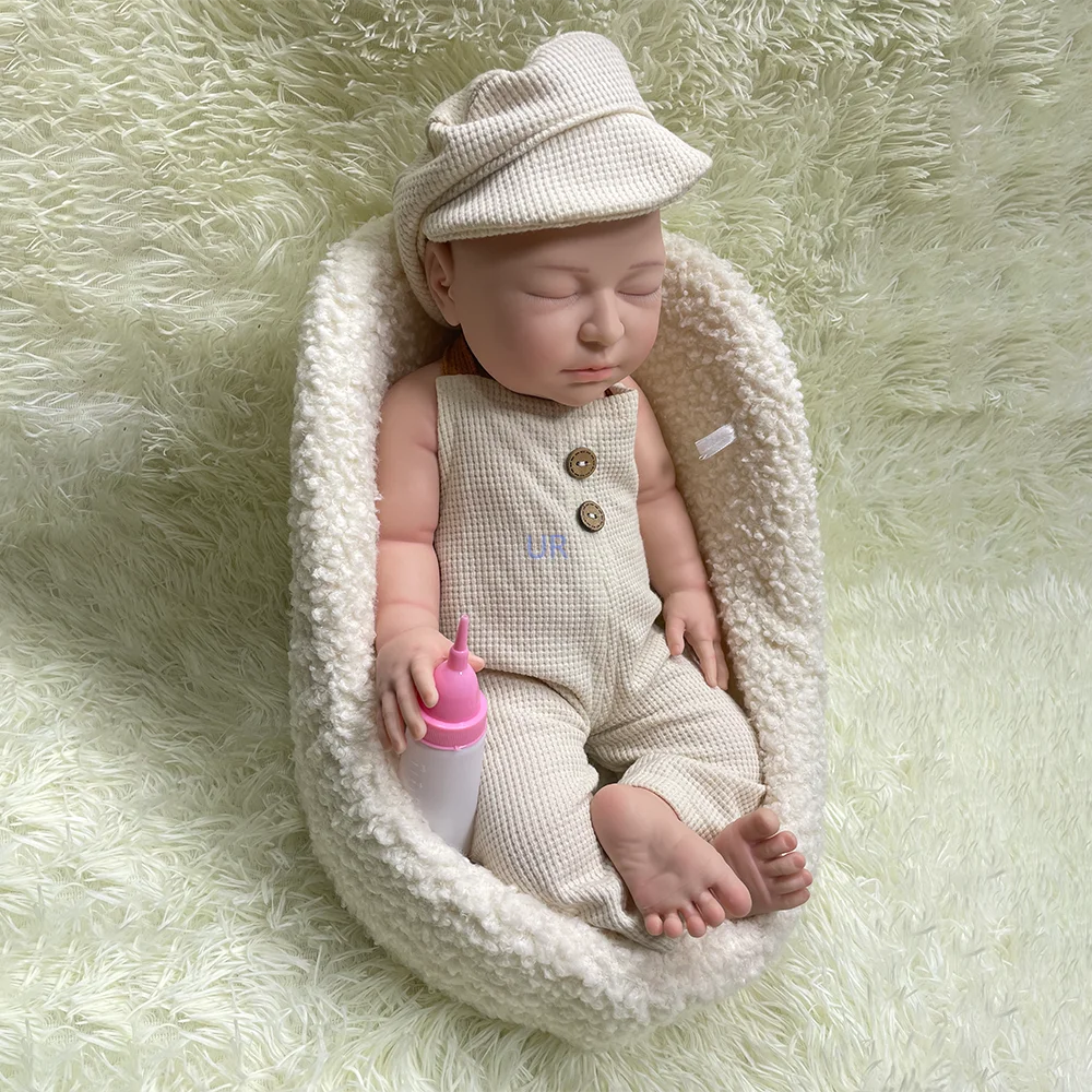 55Cm 4Kg Real Baby Size Weight Figure Kids Gift Full Entity Silicone Reborn Doll 22 Inch Realistic Solid Baby Girl Collectibles