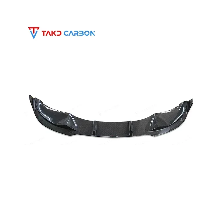 TAKD Carbon Real Car Data Development Dry Carbon Fiber Front Bumper Lip Diffuser universal rear spoilers For BMW X5 G05