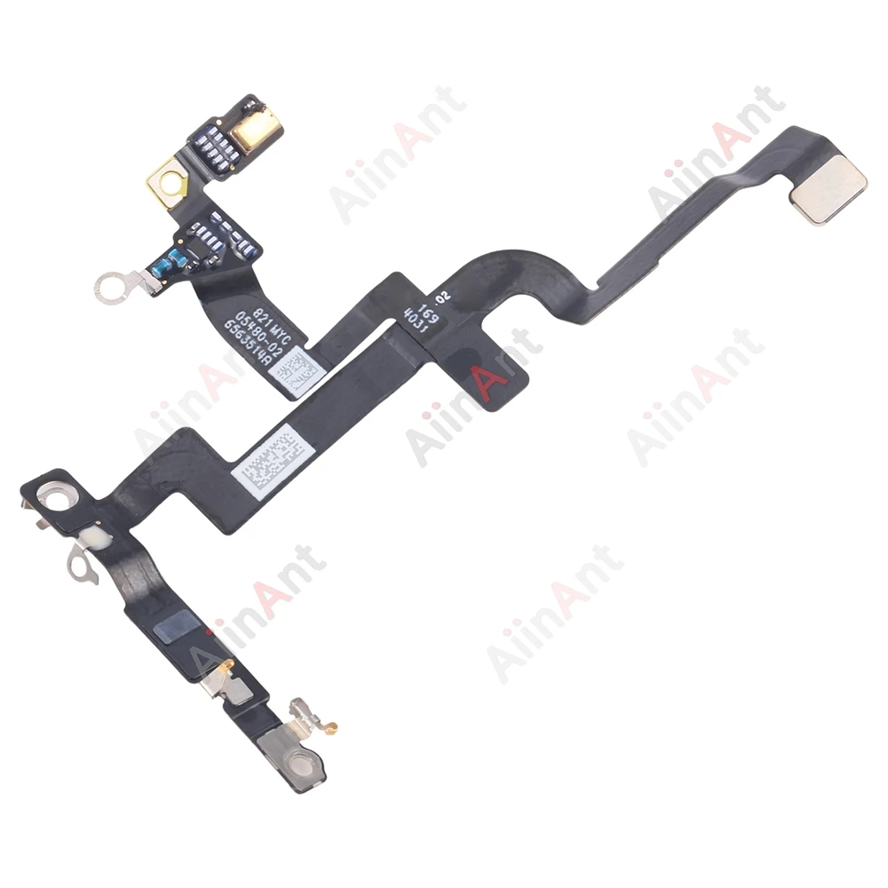 OEM NFC Bluetooth GPS Cellular Antenna WI-FI Signal Pressure Microphone Wifi Flex Cable For iPhone 16 Pro Max Plus 16e Parts