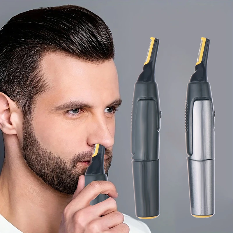 Ultra Thin Precision Trimmer Electric Nose Hair Trimmer Mini Portable Ear Trimmer For Men Nose Hair Shaver Waterproof Safe Clean
