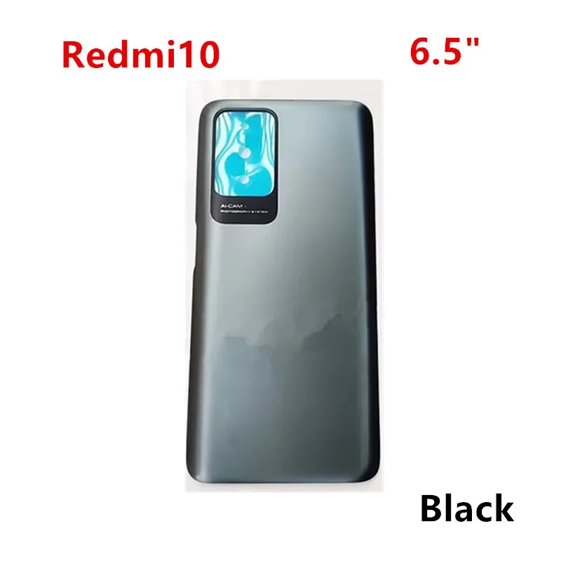 Redmi10 2021 2022 задняя крышка аккумулятора для Xiaomi Redmi 10/10 Prime задний корпус пластиковый корпус замена запасных частей для ремонта