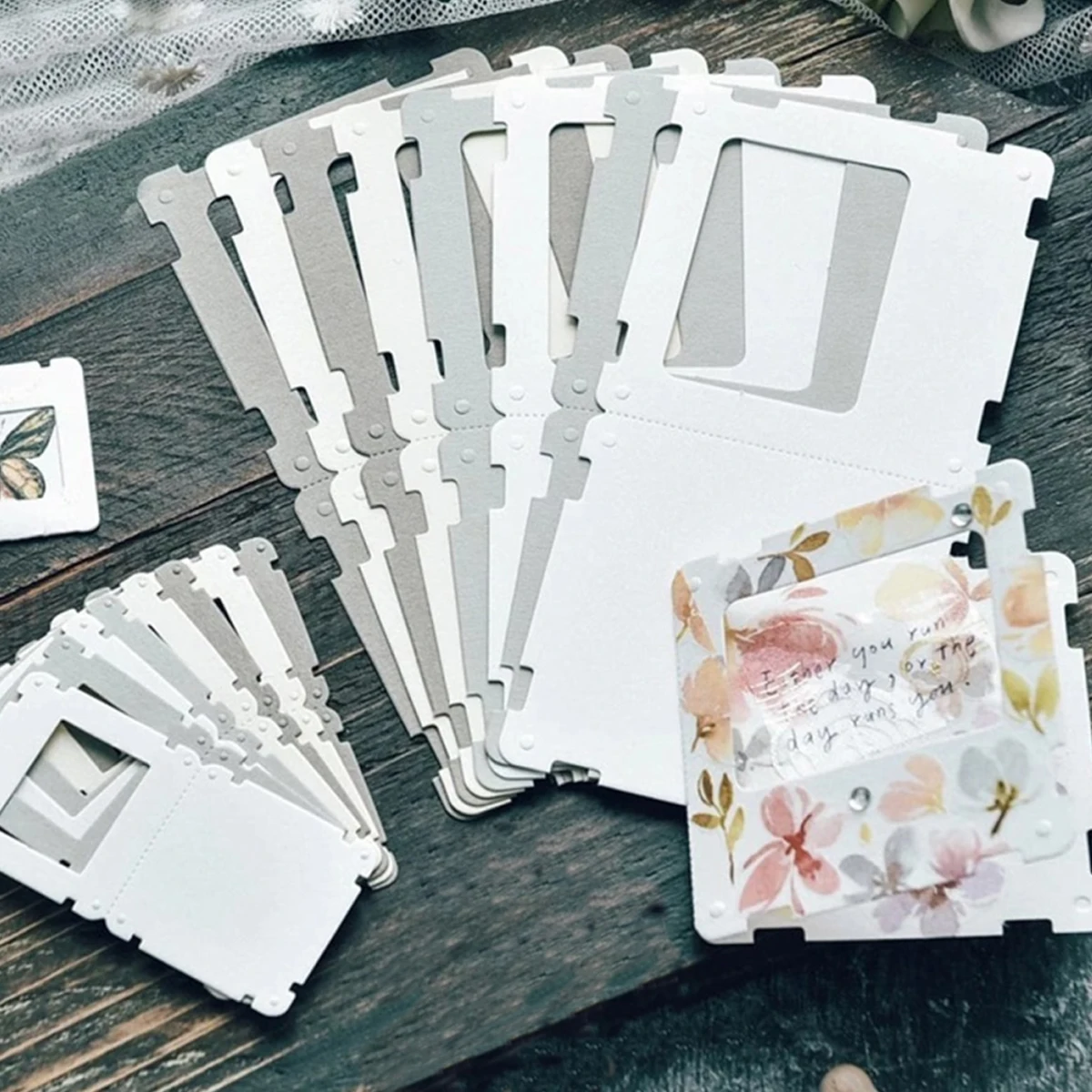 Obal kov řezy razicí vzorníku řezací zemře pro karta vytváření scrapbooking papír řemeslo hudební album razítka DIY ozdoba