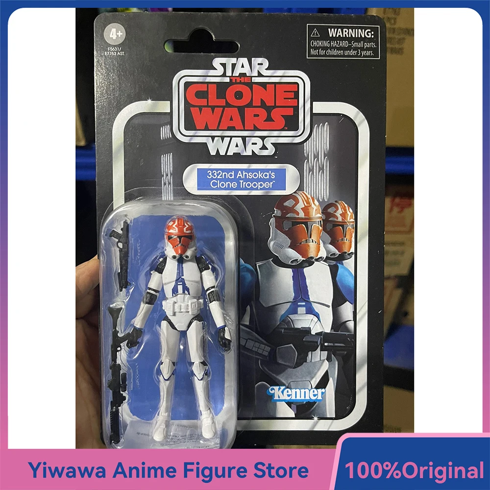 

[In-Stock] Hasbro STAR WARS The Vintage Collection 332nd Ahsoka's Clone Trooper 3.75-Inch-Scale TVC Anime Figure Model Gift Toys