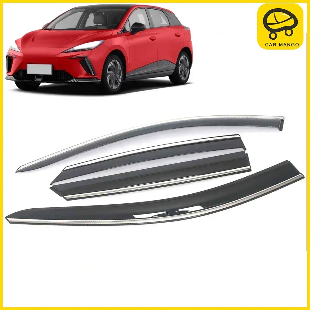

Chrome Strips Rain Guards for MG4 EV (EH32) 2022-2023 Window Visor Wind Deflectors Door Visor Vent Shades Ventvisor