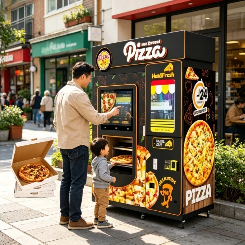 Vending Machine Supplier Manufacturer Digital Automatic Pizza Fast Food Vending Machine Pizza Vending Machine
