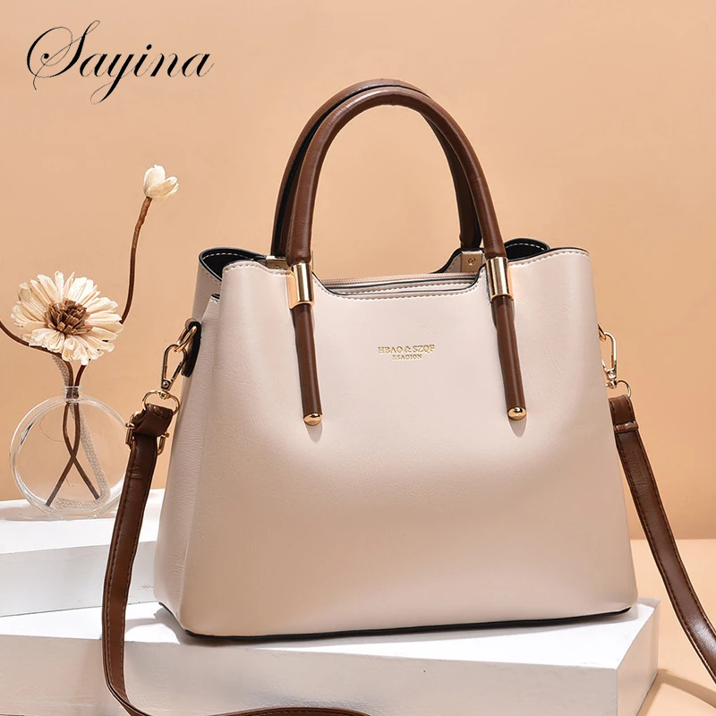 

Hot High Quality PU Leather Luxury Handbags luxury Designer Crossbody Bags for Women 2023 Large Capacity Tote Bag Sac A Main