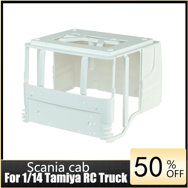 Plastikowa kabina Cockpit Cabin Car Shell dla 1/14 HERCULES HOBBY RC Truck Trailer Wywrotka Scania R470 R620 R730 Car Diy Parts