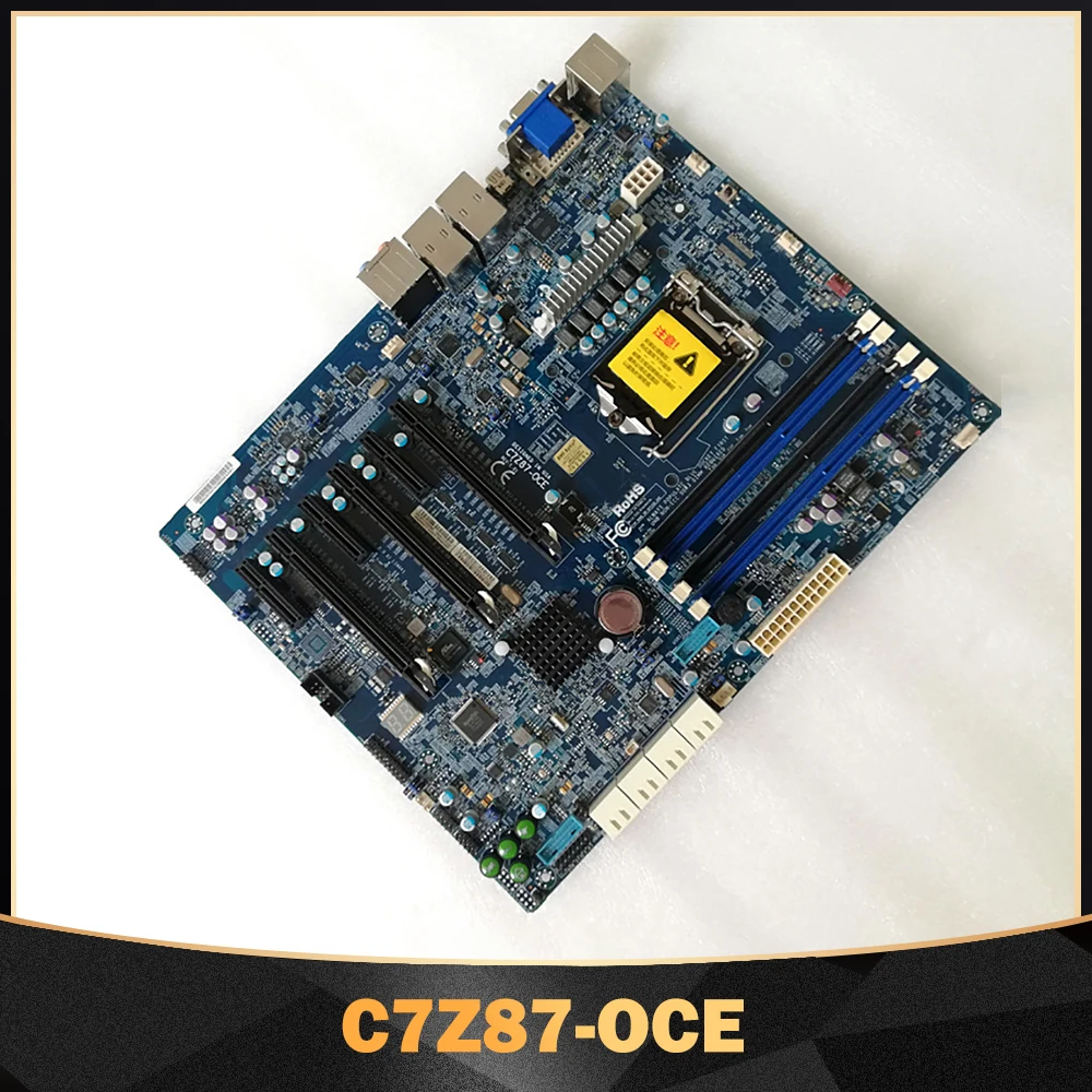 C7Z87-OCE For Supermicro Single Path Desktop PC Motherboard 4th Generation Core i3 i5 i7 Series LGA1150