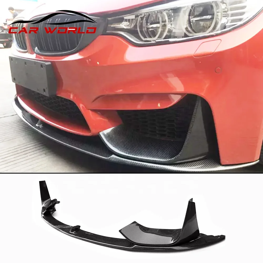 Carbon Fiber Front Bumper Lip For BMW 3 Series F30 F35 2012-2018 Auto Exterior Accessory Parts Decoration Car Face lift