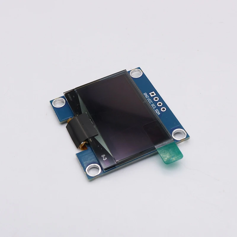 Módulo de exibição oled de 1.3 polegadas, chip de unidade sh1106 128x64 branco/azul iic/i2c 4 pinos 3.3v, comunicação para arduino, 1 peça