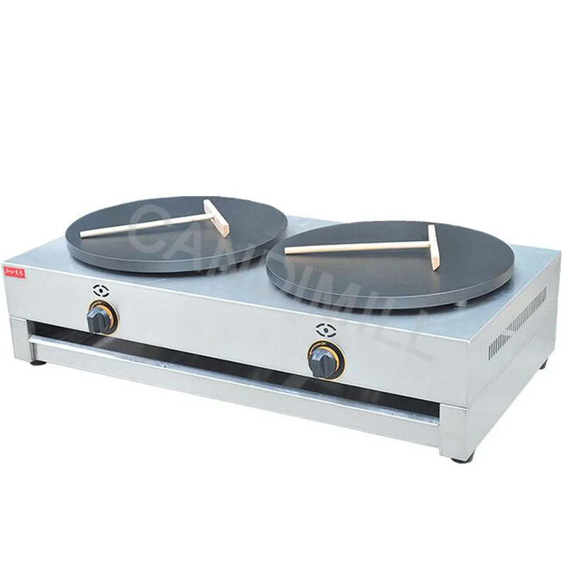 Commercial Electric Pancake Machine Double Gas Pancake Baking Machine Frying Machine Coarse Grain Pancake Pan Crepe Makers